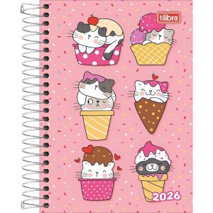 AGENDA ESPIRAL DIÁRIA SPICE FEMININA M5 TILIBRA