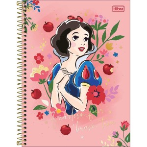 CADERNO ESPIRAL UNIV CONNECT 1M BRANCA DE NEVE 80FLS TILIBR