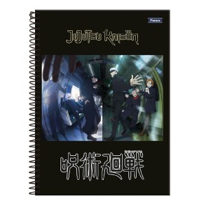 CADERNO ESPIRAL UNIV CD 80FLS JUJUTSU KAISEN JANDAIA FORONI