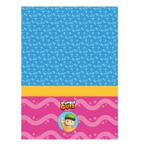 CADERNO ESPIRAL UNIV CD 80 FLS stumble guys jandaia