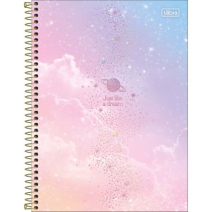 CADERNO ESPIRAL CD UNIVERSITÁRIO 1M MAGIC 80 FLS TILIBRA