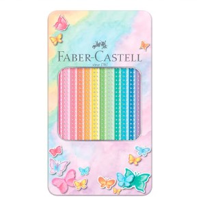 ECOLAPIS DE COR TRIANGULAR SPARKLE 12 CORES FABER-CASTELL