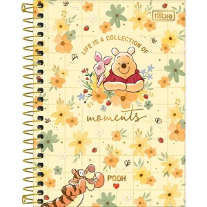 CADERNETA ESPIRAL CD 1/8 POOH 80 FLS TILIBRA