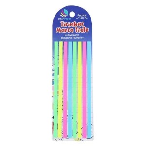 MARCA TEXTO TIRINHAS COLORIDO