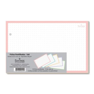 FICHAS PONTILHADAS 5X8  FINA IDEIA