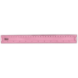 RÉGUA FLEXÍVEL 30CM ACADÉMIE ROSA CLARO TILIBRA