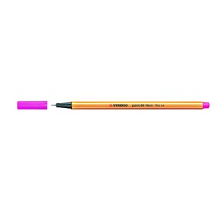 CANETA POINT 88/056 0.4  ROSA NEON STABILO