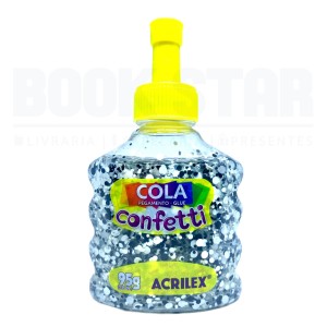 COLA CONFETTI 233 ESPACIAL 95G ACRILEX