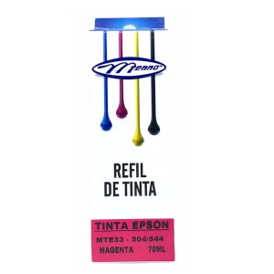 REFIL DE TINTA COMPATIVEL EPSON 504/544 MAGENTA 70ML MENNO