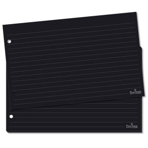 FICHAS PAUTADAS PRETAS 5X8  FINA IDEIA