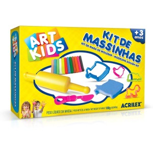 KIT DE MASSINHAS DE MODELAR 2 INFANTIL 180G ACRILEX
