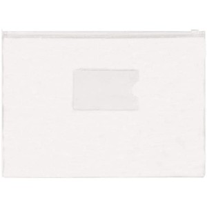 PASTA C/ ZÍPER SLIDE PORTA CARTÃO 245X330MM TRANSPARENTE YES