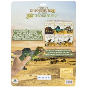 MUNDO DOS DINOSSAUROS,LEIA & BRINQUE ESPINOSSAURO