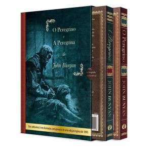 BOX – O PEREGRINO + A PEREGRINA EDIÇÃO DE LUXO PUBLICACOES RBC JOHN BUNYAN