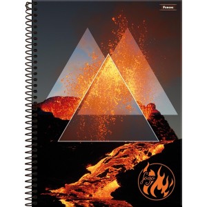 CADERNO ESPIRAL UNIVERSITÁRIO 4 ELEMENTOS 96 FLS FORONI