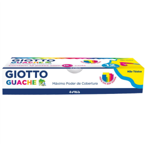 TINTA TEMPERA GUACHE 15ML C/ 12 CORES GIOTTO
