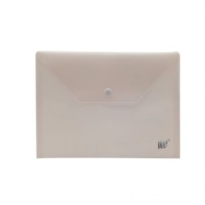 PASTA C/ BOTÃO HORIZONTAL A5 BEGE PASTEL YES