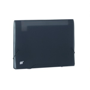 PASTA SANFONADA 12 DIVISOES A4 -COLOR GRID FUMÊ