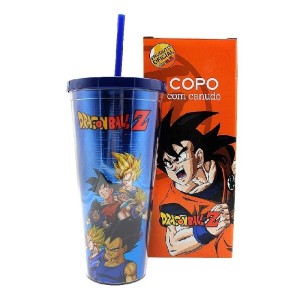 COPO CANUDO DRAGON BALL Z 650ML -  ZONA CRIATIVA