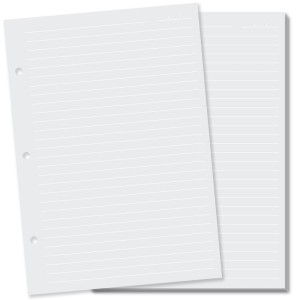 REFIL MIOLO PAUTADO CINZA CADERNO ARGOLADO FINA IDEIA