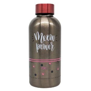 CANTIL MAX MINI METÁLICO 400ML MEOW POWER ZONA CRIATIVA